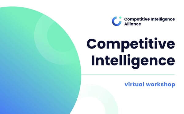 Learn how to build a world-class CI program live and online