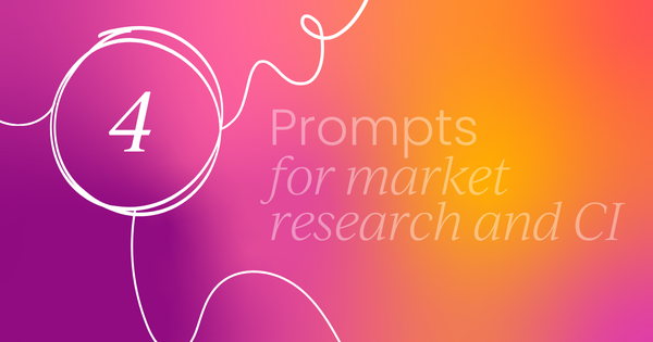 PMM power-prompts: Market research & competitive intelligence