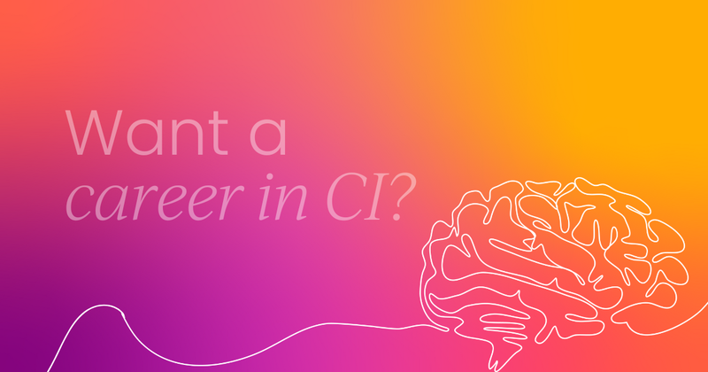What does a competitive intelligence career look like?